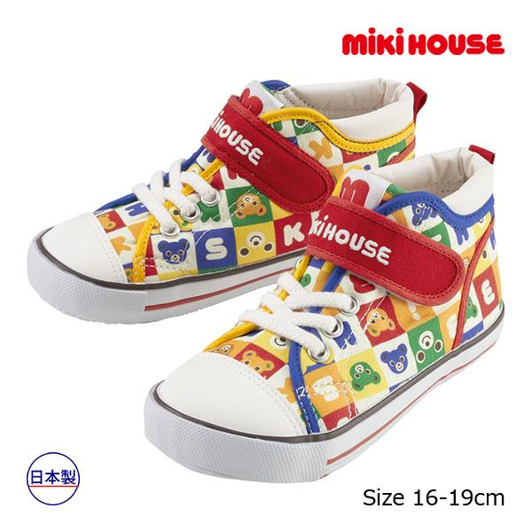 ●取り寄せ商品●ミキハウス　mikihouse　シューズ　パズルブロックシリーズ　プッチー（16cm...