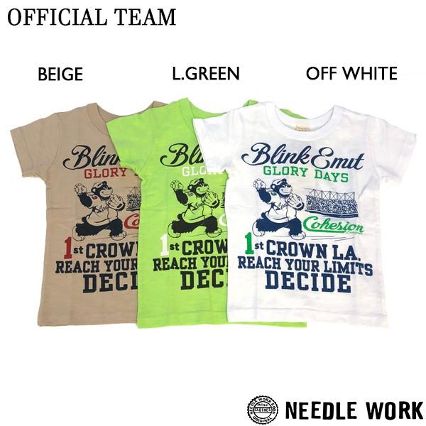 ニードルワーク（NEEDL WORK）OFFICIAL TEAM　BASEBALL BEAR T-S...