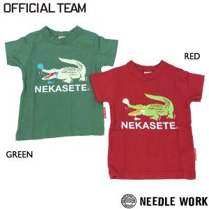 ニードルワーク（NEEDL WORK）OFFICIAL TEAM　SLEEPY ALLIGATOR T-SHIRT　半袖Tシャツ（100cm・110cm・120cm・130cm）｜attackone