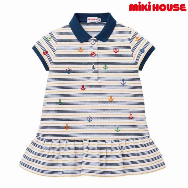 ミキハウス正規販売店/ミキハウス　mikihouse　ワンピース(80cm・90cm・100cm）ア...