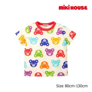 ミキハウス正規販売店/ミキハウス　mikihouse　カラフルプッチー　半袖　Tシャツ(80cm・90cm・100cm・110cm・120cm・130cm）｜attackone