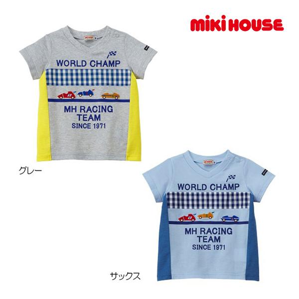 ●40%OFFセール●ミキハウス　mikihouse　レーシングカー半袖Ｔシャツ(110・120・1...