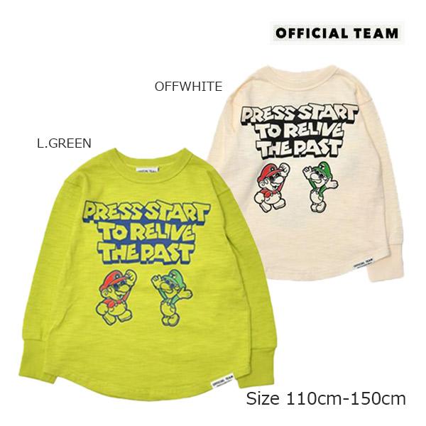 ニードルワーク （NEEDL WORK） OFFICIAL TEAM ゲームラウンド 長袖Tシャツ(...