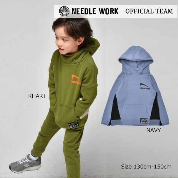 ニードルワーク （NEEDL WORK） OFFICIAL TEAM 裏毛シャギースイッチング パー...