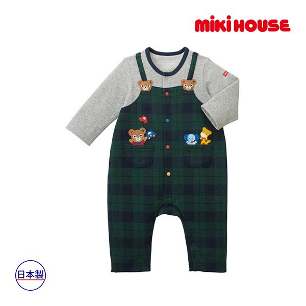 ●取り寄せ商品●ミキハウス　mikihouse　カバーオール(70cm・80cm）