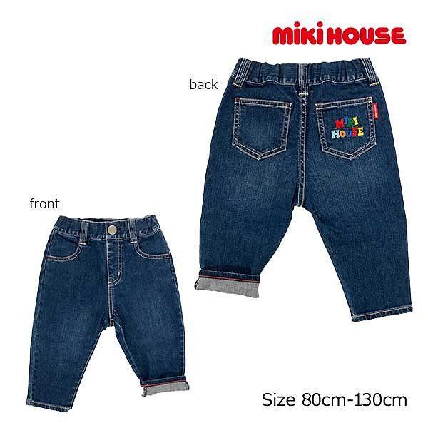 ●取り寄せ商品● ミキハウス mikihouse ストレッチデニム パンツ 長ズボン ( 80 90...
