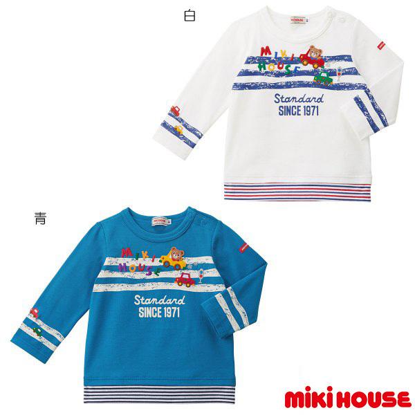 ●40％OFFセール●ミキハウス　mikihouse　長袖Ｔシャツ(110・120・130）子ども服...