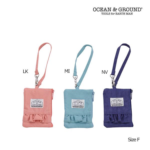 オーシャンアンドグラウンド　OCEAN&amp;GROUND　定期入れ パスケース FRILL フリル （シ...