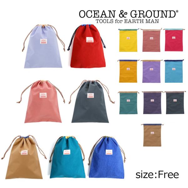 オーシャンアンドグラウンド OCEAN&amp;GROUND 巾着大 GOODAY ( F ) 巾着 入園 ...
