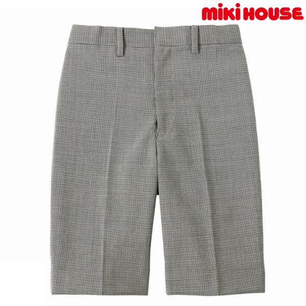 ●取り寄せ商品●ミキハウス　mikihouse　フォーマル /千鳥格子のウールハーフパンツ(110c...