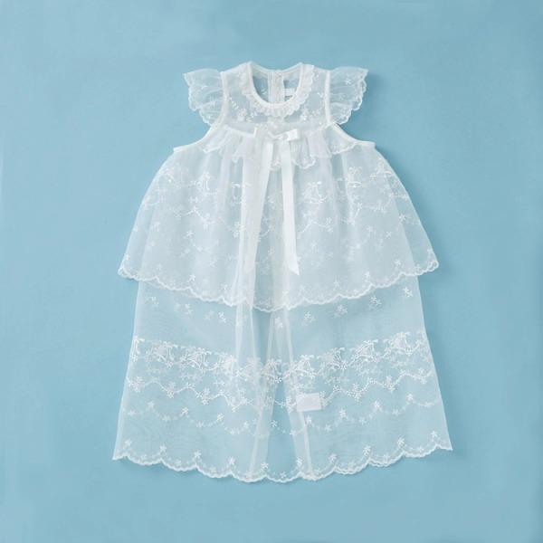 ●取り寄せ商品●ミキハウス ベビー mikihouse　オーガンジーコート(フリーサイズ）ベビー 新...