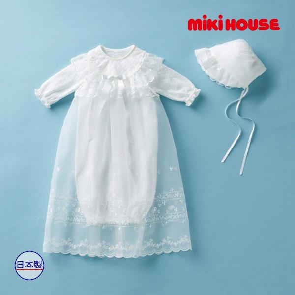 ●取り寄せ商品●ミキハウス ベビー mikihouse　セレモニードレスセット箱入 (フリーサイズ）...