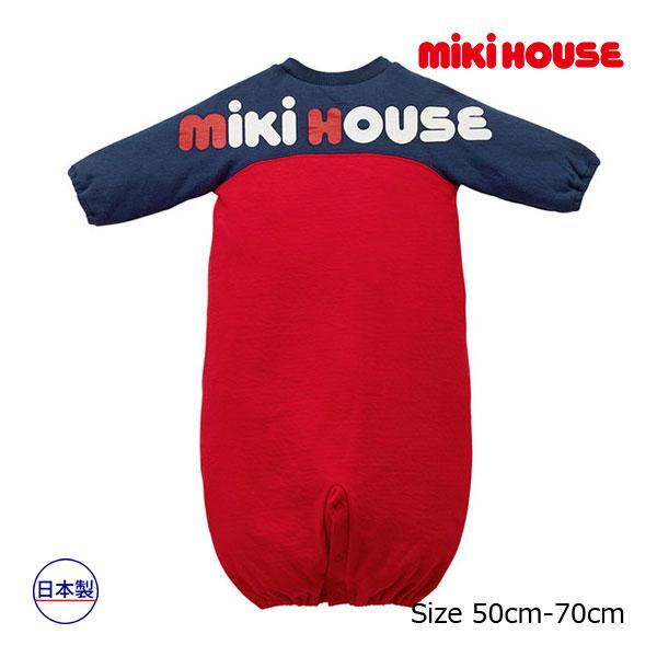 ミキハウス正規販売店/ミキハウス ベビー mikihouse　バックロゴツーウェイオール(50-70...