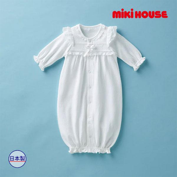 ●取り寄せ商品●ミキハウス ベビー mikihouse　清楚な華やかさ ツーウェイオール(50cm-...