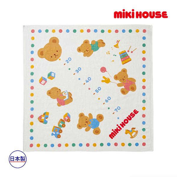 ●取り寄せ商品●ミキハウス ベビー mikihouse　ミキハウスベビー　身長計ガーゼバスタオル（サ...