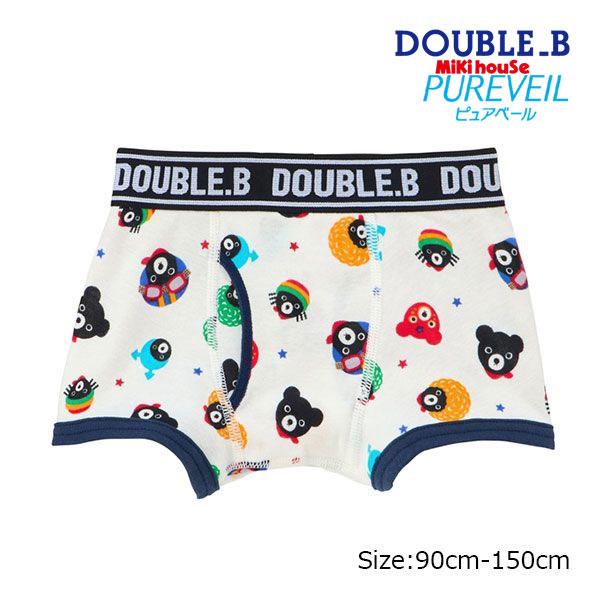 ●取り寄せ商品●ミキハウス　ダブルビー　mikihouse　ボクサーパンツ　肌着　( 90・100・...