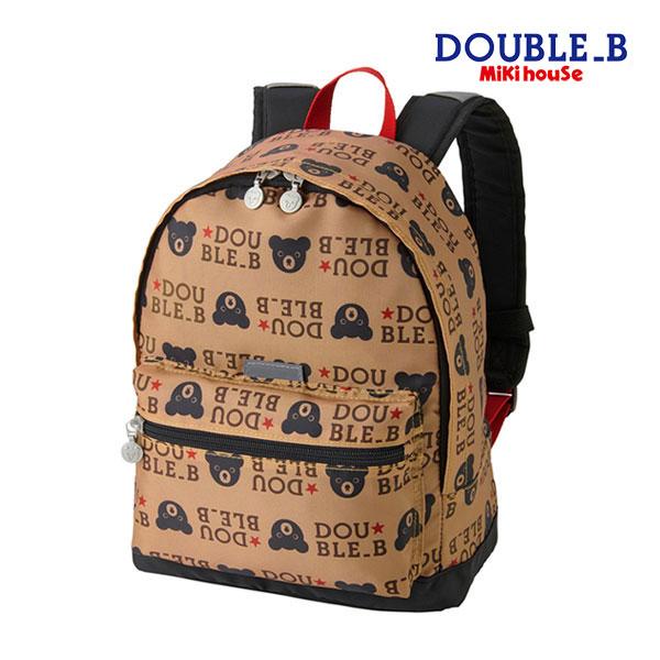 ミキハウス　ダブルビー　mikihouse　総柄　リュック（8リットル）8L（鞄　かばん　バッグ　リ...