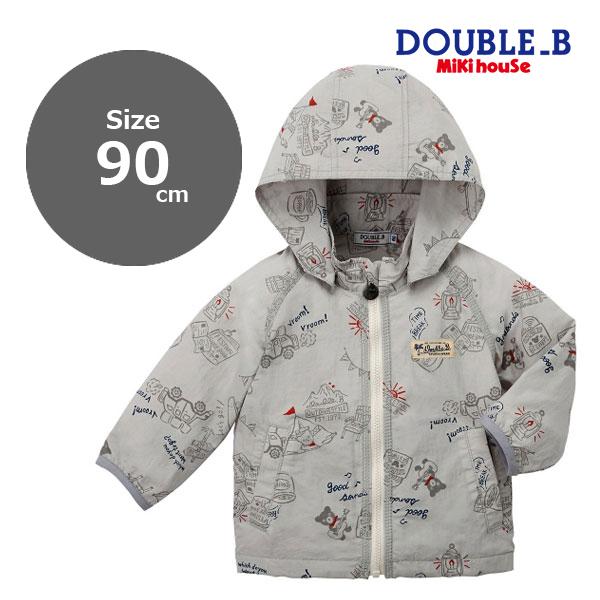 ミキハウス正規販売店/ミキハウス　mikihouse　ダブルビー　サマーフェス　総柄　ジャンパー(8...