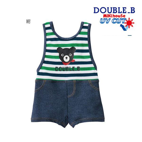 ●取り寄せ商品●ミキハウス　ダブルビー　mikihouse　グレコタイプ水着(100cm）