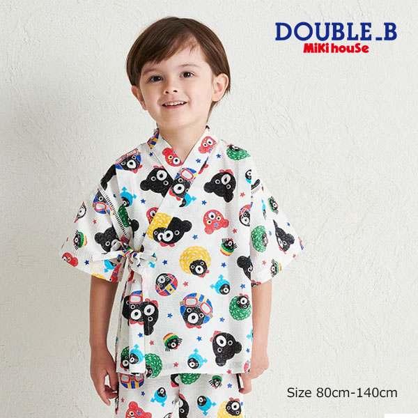 ●取り寄せ商品●ミキハウス　ダブルビー　mikihouse　カラフル　甚平スーツ　( 80　90　1...