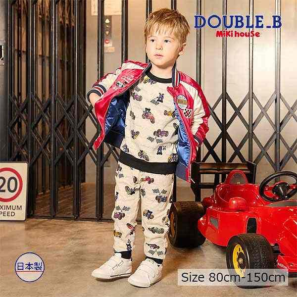 ● 取り寄せ商品●  ミキハウス ダブルビー mikihouse  総柄 パンツ（ 80 90 10...