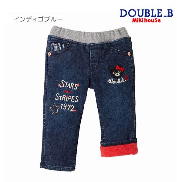 ミキハウス正規販売店/ミキハウス　ダブルビー　mikihouse　ガールズボンディングパンツ(110...