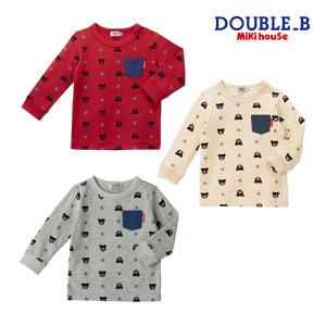 wb ○30％OFFセール○ミキハウス ダブルビーmikihouse 長袖Tシャツ