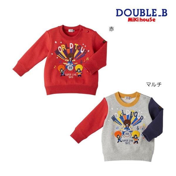 ミキハウス正規販売店/ミキハウス　ダブルビー　mikihouse　アフロLIVEトレーナー(80cm...