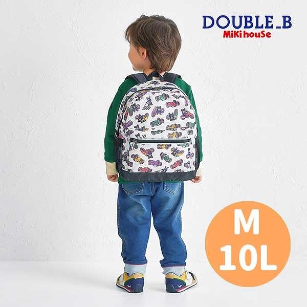 ● 取り寄せ商品●  ミキハウス ダブルビー mikihouse DBレーシングシリーズ 総柄 リュ...