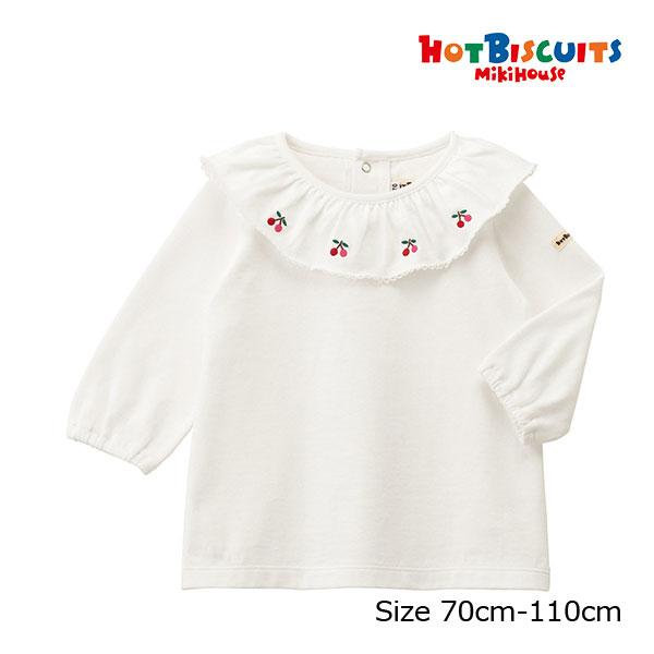 ミキハウス　ホットビスケッツmikihouse　長袖Tシャツ(70・80・90・100・110）子ど...