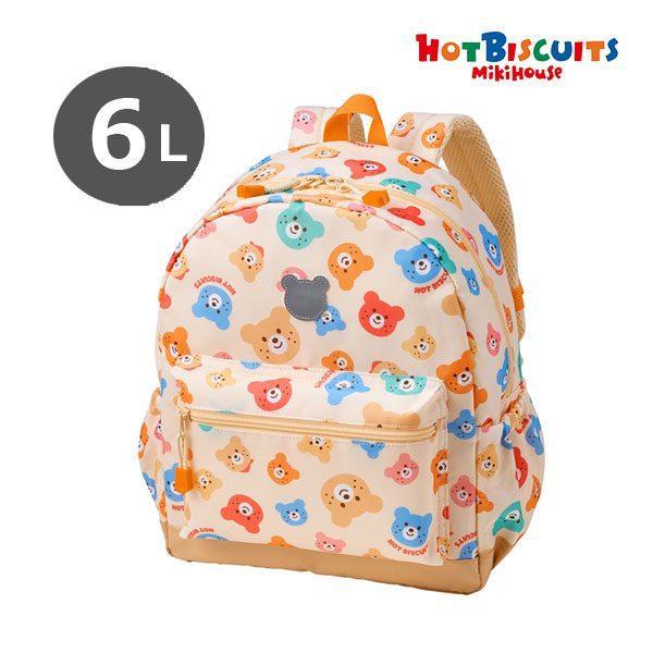 ミキハウス　ホットビスケッツ　mikihouse　カラフルビーンズ リュック　( Sサイズ　6リット...