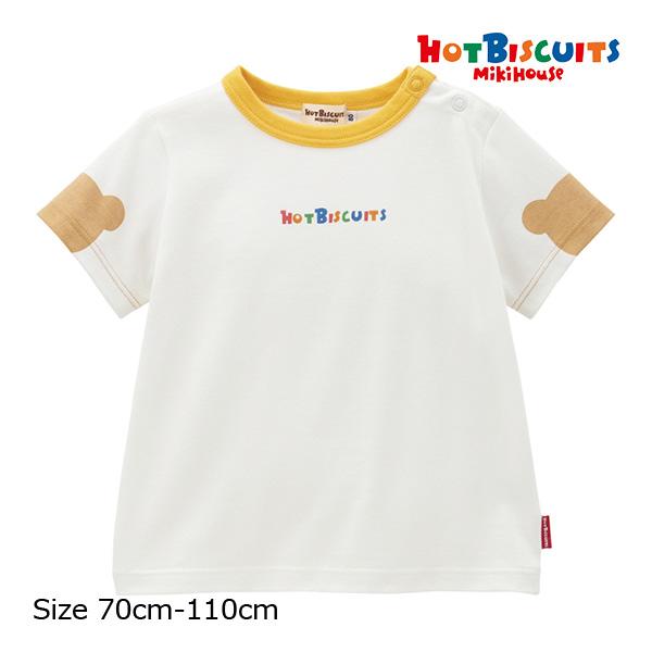 ミキハウス　ホットビスケッツmikihouse　半袖Ｔシャツ　ロゴアイテム（70・80・90・100...