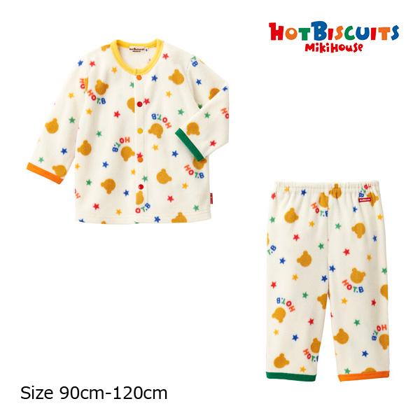 ●30％OFFセール●ミキハウス ホットビスケッツ 長袖ルームウェア（90・100・110・120）...