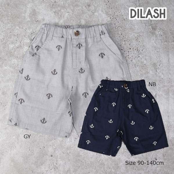 ディラッシュ　DILASH　イカリ柄　パンツ　ハーフパンツ (90・100・110・120・130・...