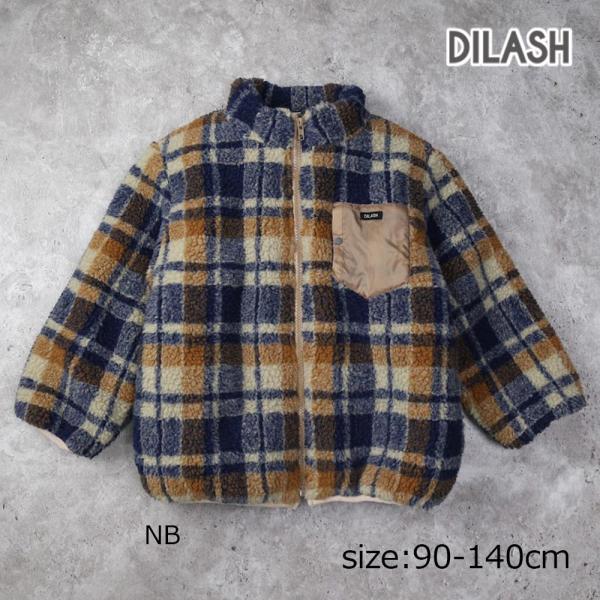 ●50％OFFセール●  ディラッシュ DILASH バイカラーポケット付きボアジャケット ( 90...