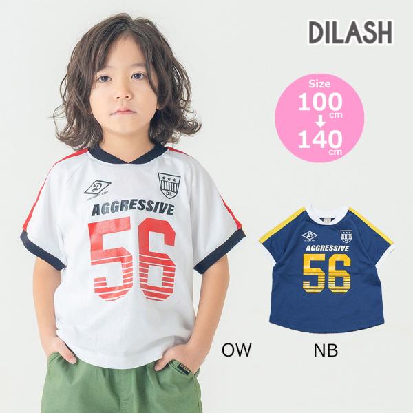 ディラッシュ DILASH 【スポーティーシリーズ】 ラグラン切替 ナンバリング スポーツTシャツ ...