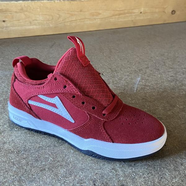 キッズ　LAKAI　ラカイ　スケートシューズ　PROTO KIDS　RED スエード