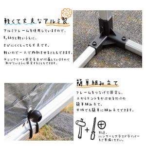 自転車置き場 サイクルハウス バイクガレージ ...の詳細画像2