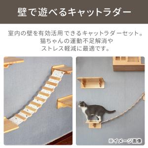 キャットウォーク 猫用 はしご 吊り橋 キャッ...の詳細画像1