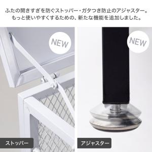 ゴミ箱 屋外 大型 ゴミステーション ステンレ...の詳細画像3