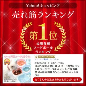 餌入れ 早食い フードボウル 防止 ケージ 猫...の詳細画像1