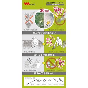 除草バイブレーター ムサシ musashi W...の詳細画像2