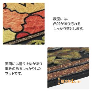 玄関マット 屋外 北欧 屋外用 大判 60×9...の詳細画像2