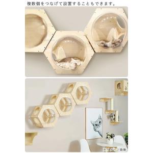 キャットステップ 壁 壁付け 猫用 ハウス ハ...の詳細画像3