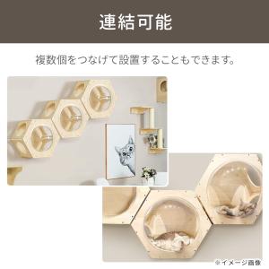 キャットステップ 壁 壁付け 猫用 ハウス ハ...の詳細画像3