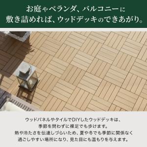 ウッドデッキ 石畳 人工木 27枚 1.5畳 ...の詳細画像1
