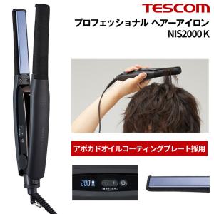 ストレートアイロン Nobby by TESCOM テスコム NIS2000-K アレンジ ヘアアイロン ヘアーアイロン プロフェッショナル ブラック｜attention8-25