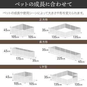 ペットサークル 犬用 ペットフェンス ドア付き...の詳細画像4