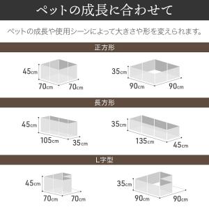 ペットサークル 犬用 ペットフェンス ドア付き...の詳細画像4