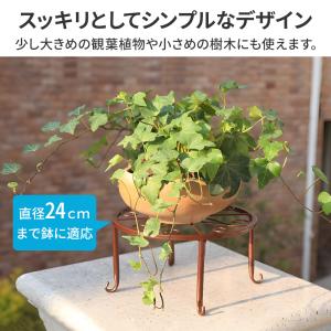 フラワースタンド 花台 アイアン 2個 室内 ...の詳細画像1